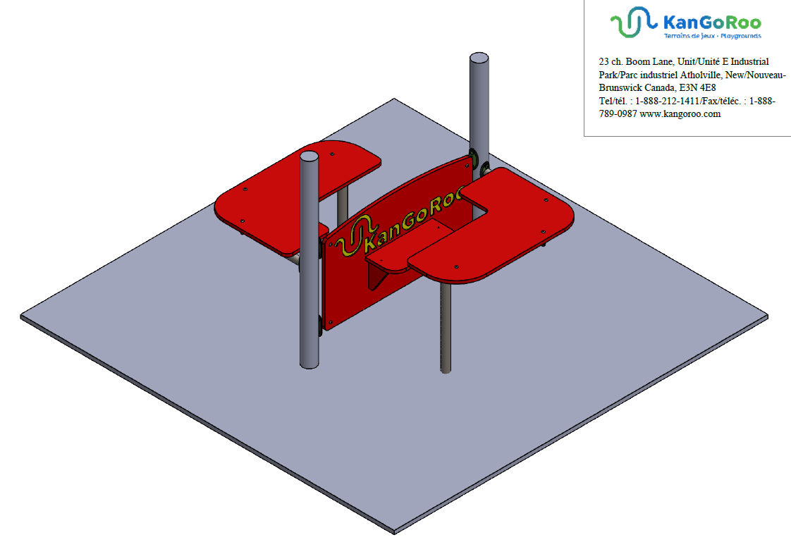 Siege avec tables